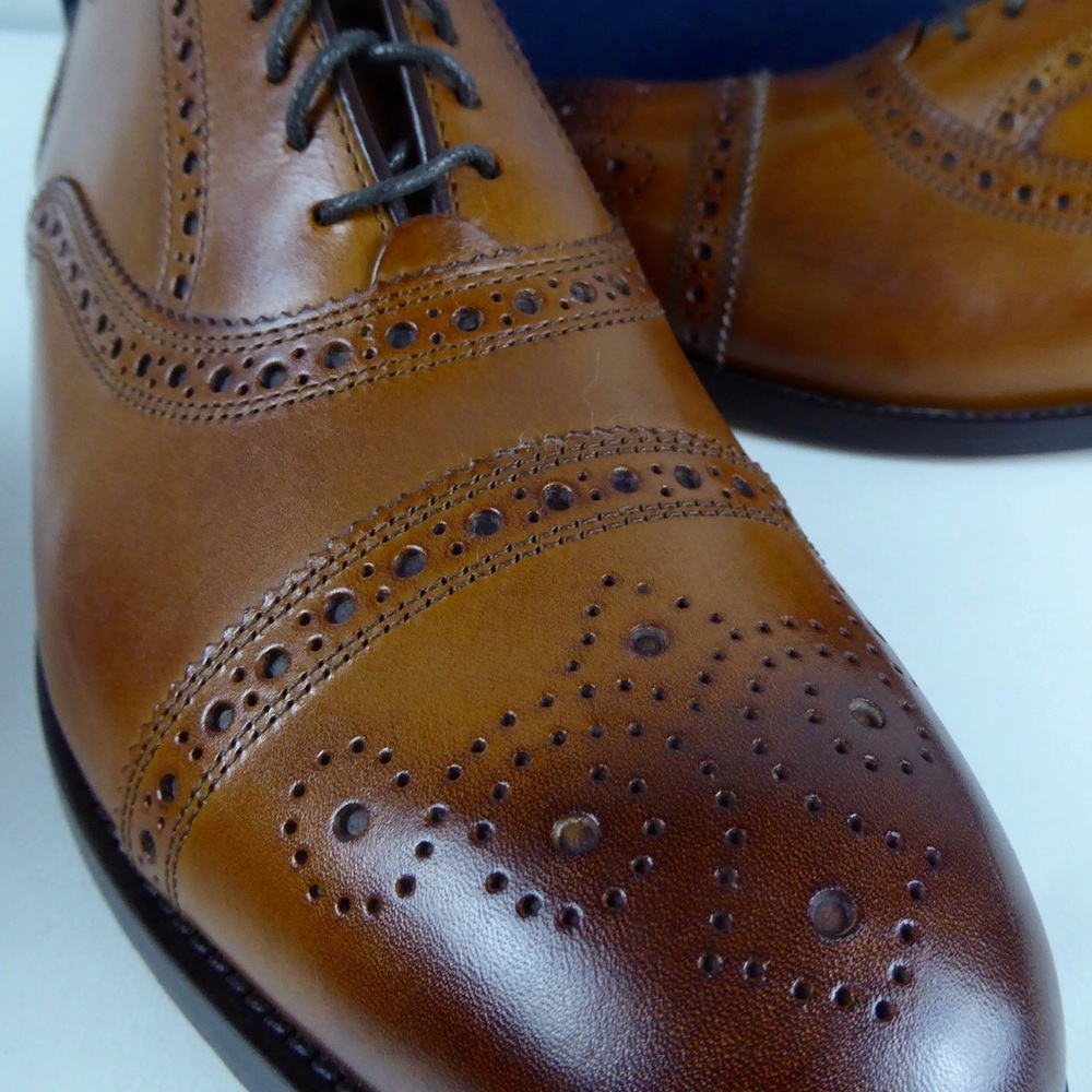 Cole Haan Cap Toe Leather Oxford Dress Shoes NIB - Picture 7 of 14
